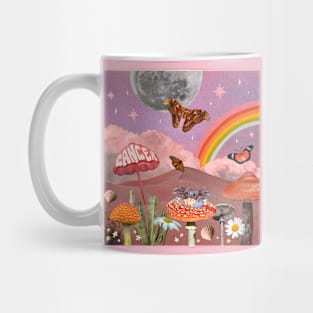 Cancer Zodiac Collage Mug